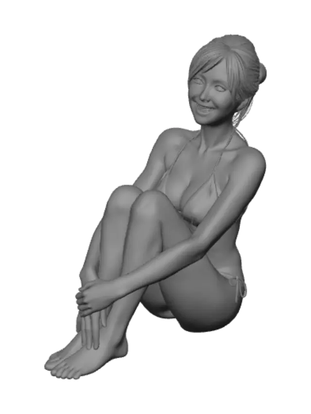 3D model for Sunlit Beach Relaxation