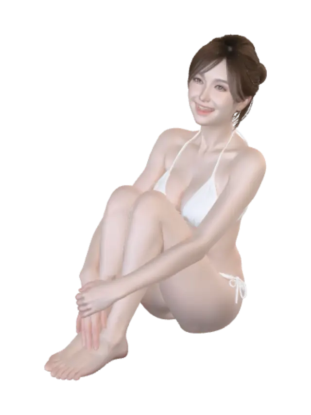 3D model for Sunlit Beach Relaxation
