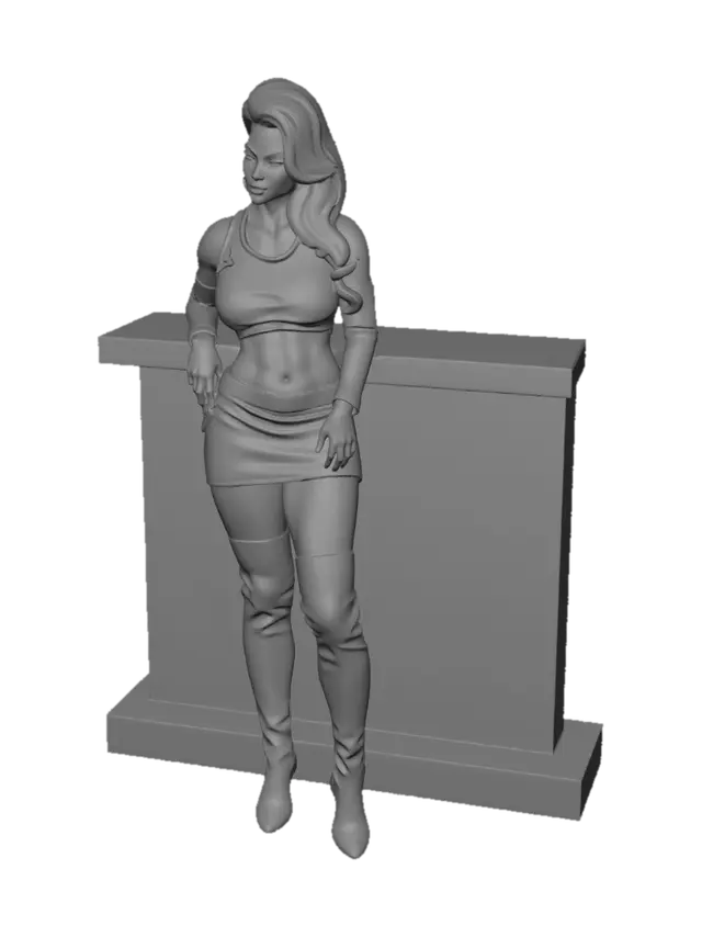 3D model for Crimson Commandress