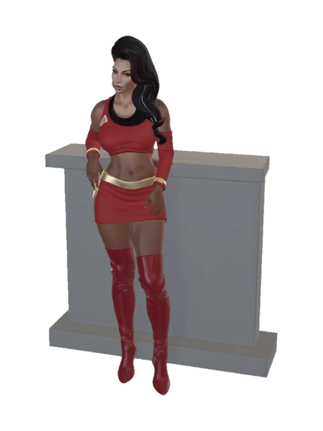 3D model for Crimson Commandress