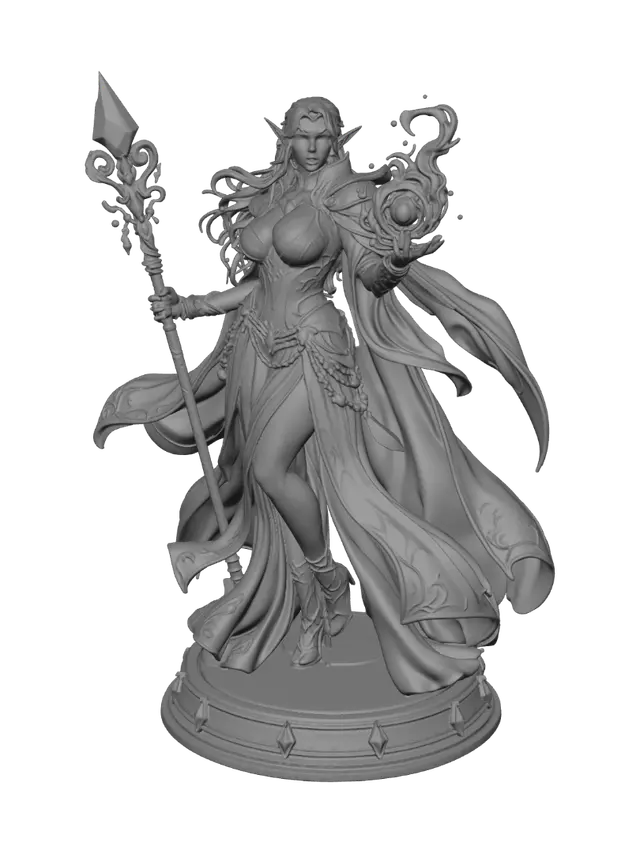 3D model for Violet Arcane Empress