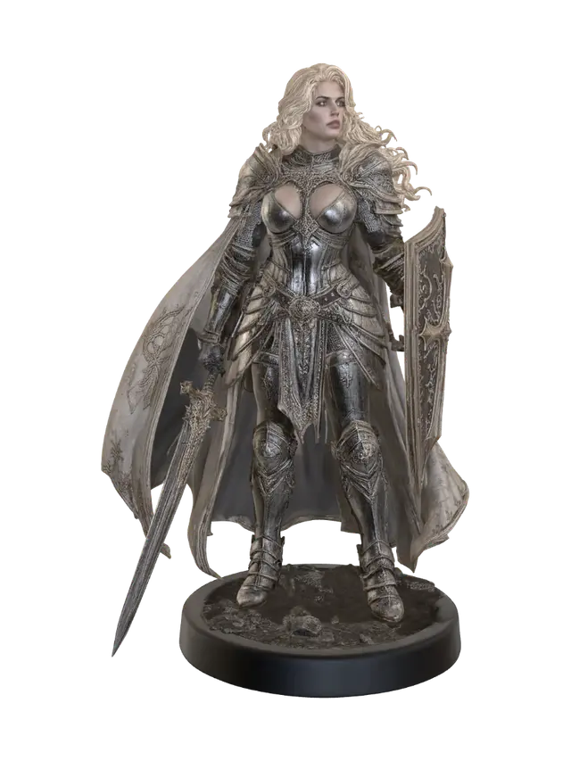 3D model for Golden Valkyrie of the Iron Dawn