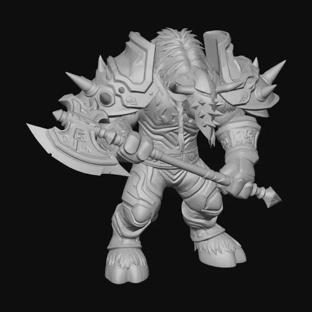 3D model for Tauren Berserker