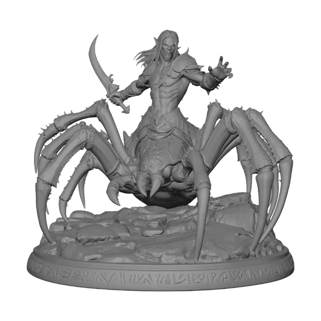 3D model for Nightstalker on the Dread Spider