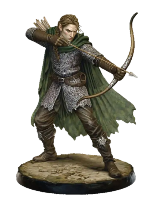 Elven Ranger of the Greenwood 的 AI 生成 3D 模型
