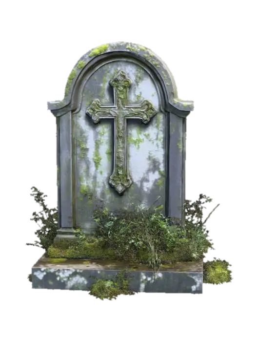 Eternal Rest, #Halloween2025# - Haunting 3D model, vytvořený pomocí AI