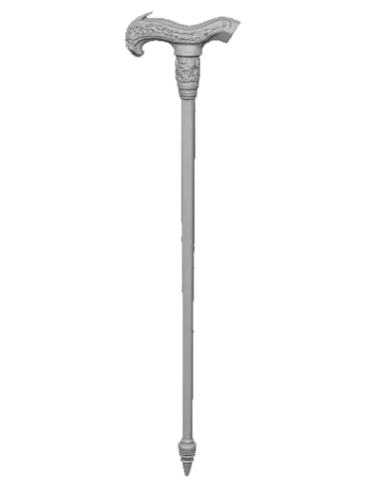 3D model for #Halloween2025#,Elegant Cane