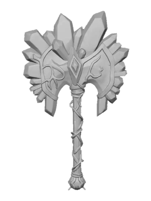 3D model for Crystal Stormbreaker