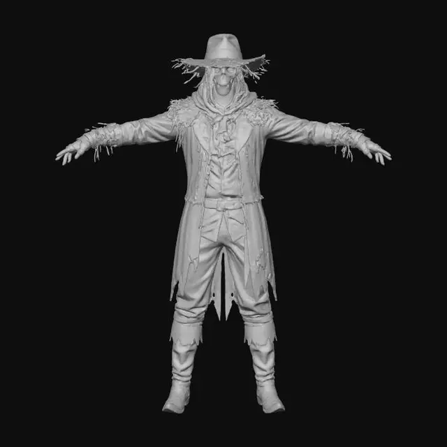 3D model for #Halloween2025#,Dark Outlaw