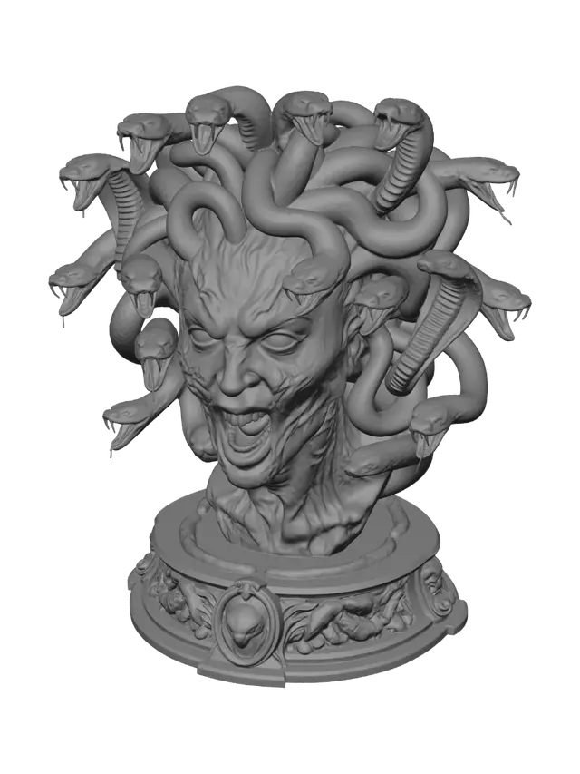 3D model for Stone Medusa
