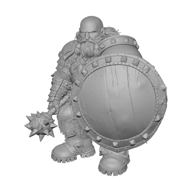 3D model for Ironshield Dwarf