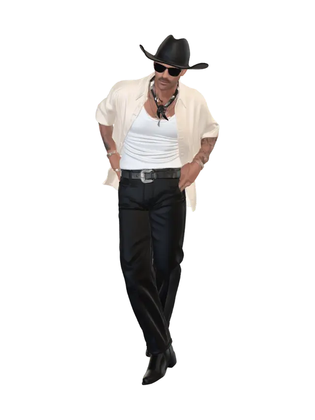 3D model for Desert Cowboy