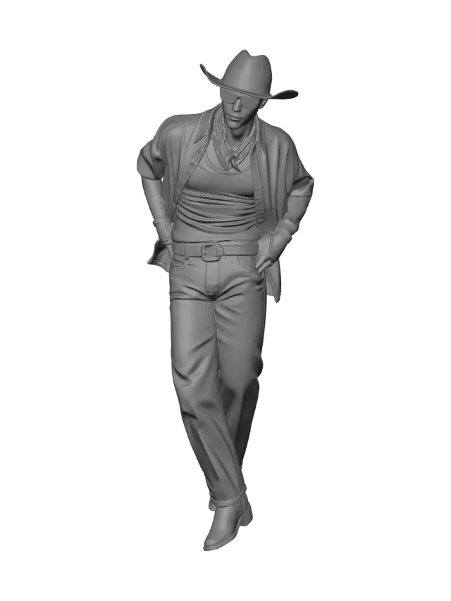 3D model for Desert Cowboy