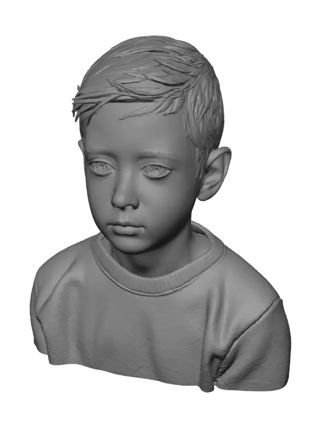 3D model for Child Portrait
