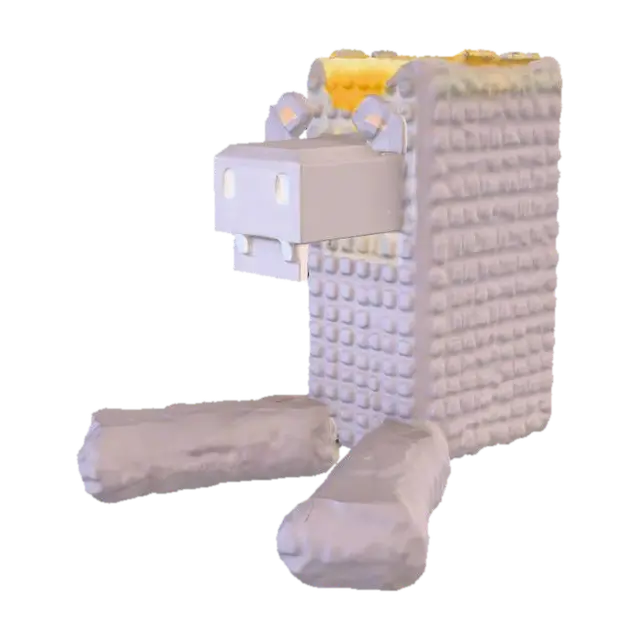 Cornito hippopotamo - Brainrots 3D model, vytvořený pomocí AI