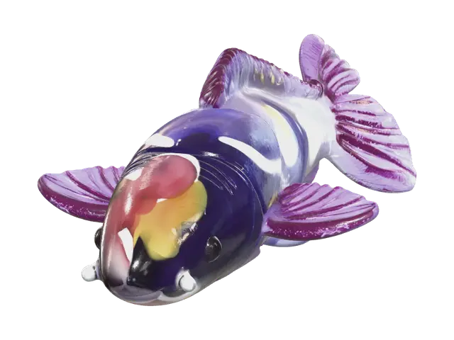 3D model for Weathered Koi Fish