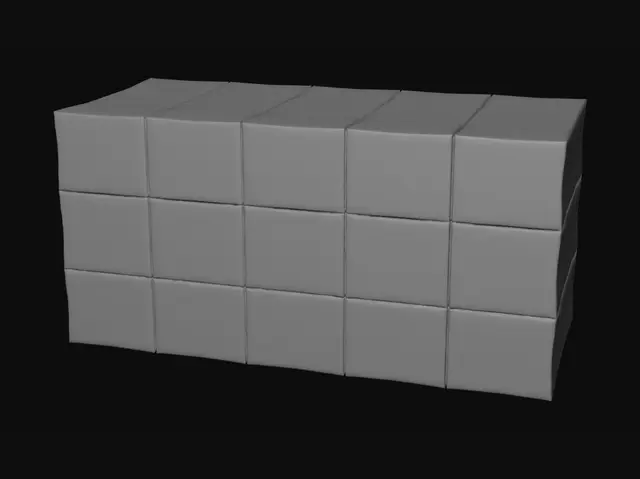 3D model for modular concrete wall panel, abandoned industrial horror environment, cracked concrete, subtle damage, dirty stains, edge wear, realistic PBR texture, low poly optimized, clean topology, modular game asset, seamless edges, realistic scale, Unreal Engine ready, dark moody atmosphere