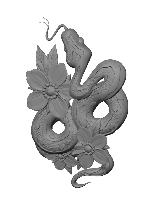 3D model for Serpentine Bloom