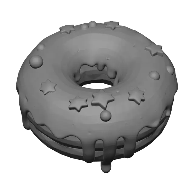 3D model for Galactic Glazed Donut