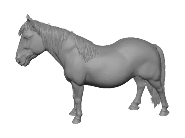 3D model for Chestnut Pony at the Paddock