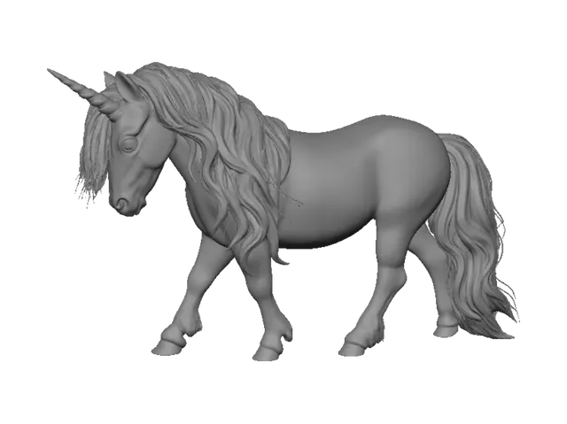 3D model for Starry Night Unicorn
