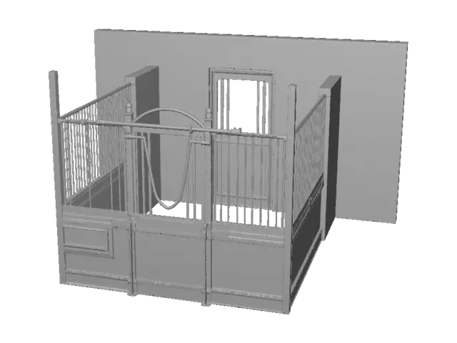 3D model for Indoor Dog Playpen