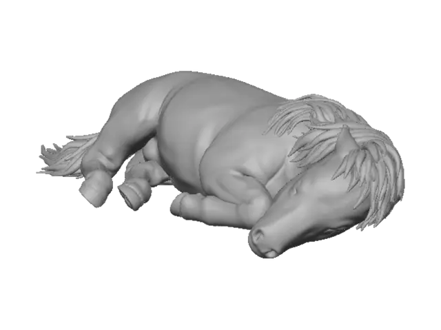 3D model for Sleepy Pony in the Shade