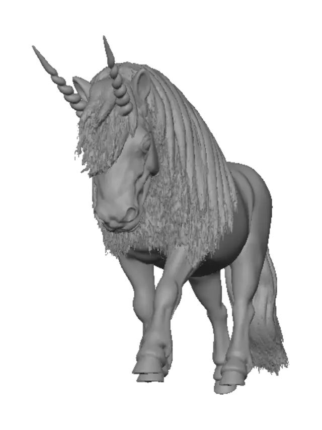 3D model for Midnight Unicorn