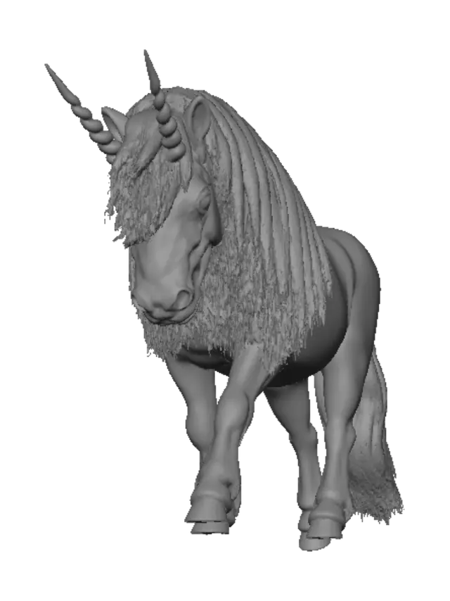 3D model for Midnight Unicorn