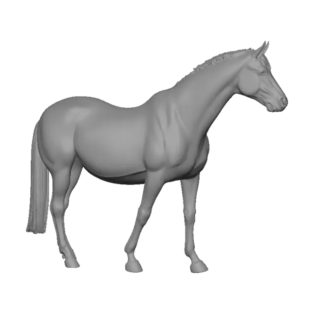 3D model for Dark Horse by the Weathered Barn