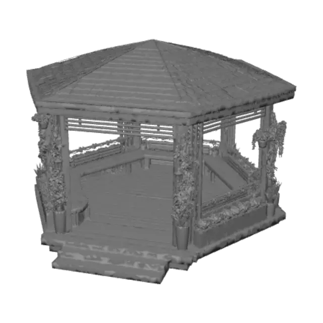 3D model for Urban Oasis Gazebo