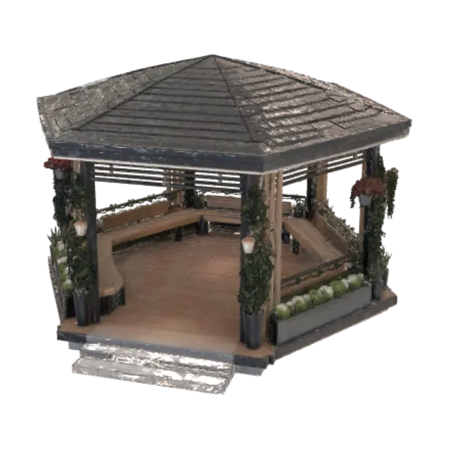 3D model for Urban Oasis Gazebo