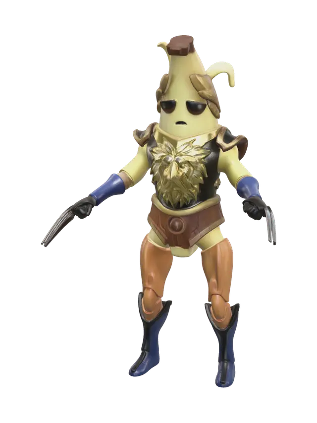 Stylized Fortniteskin - Battlepass 3D model, vytvořený pomocí AI