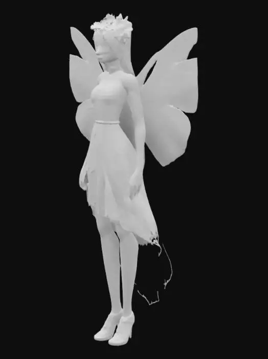 3D model for day of the dead inspired fairy