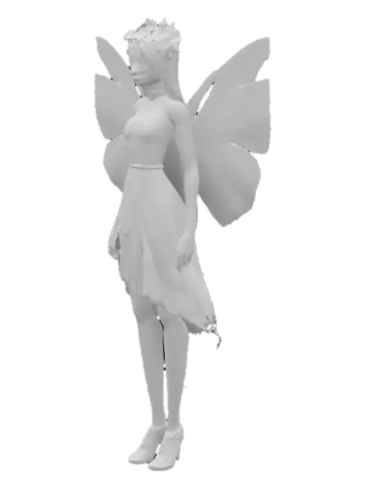 3D model for day of the dead inspired fairy
