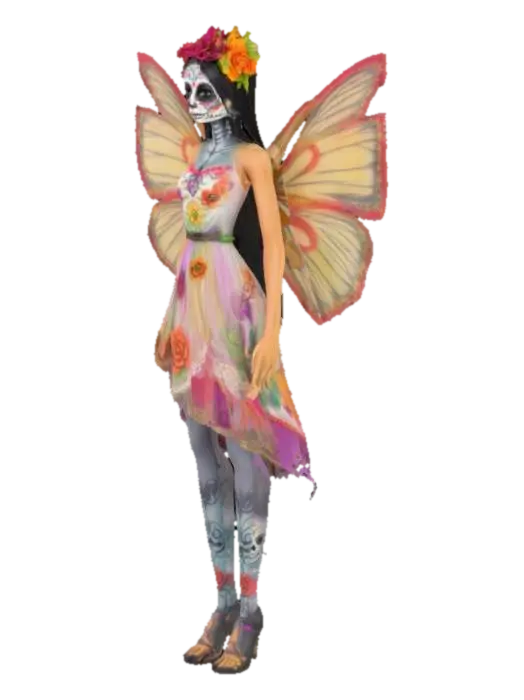 3D model for day of the dead inspired fairy
