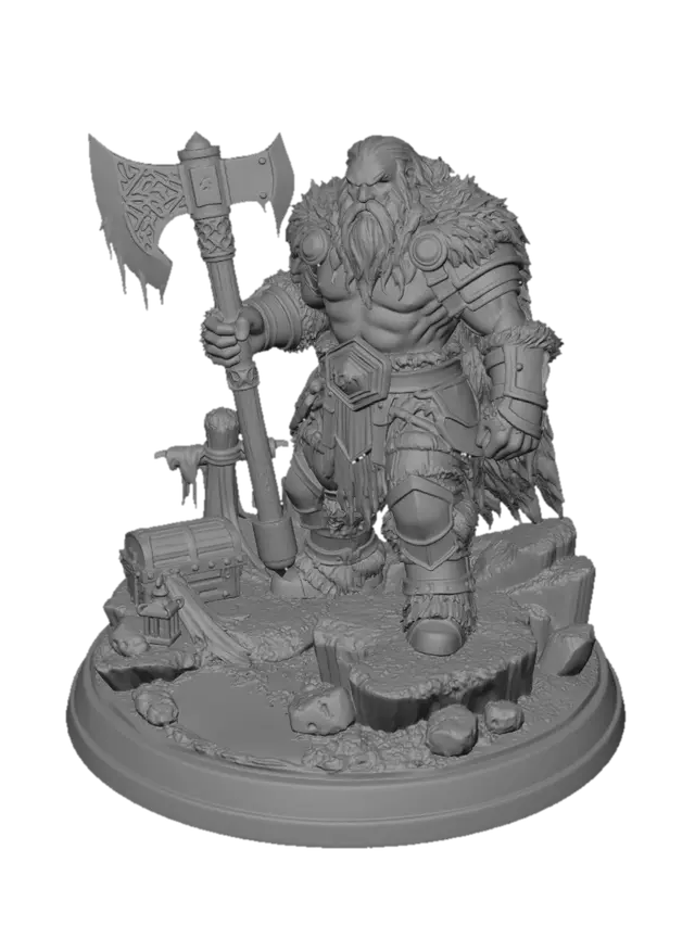 3D model for Icebound Warlord