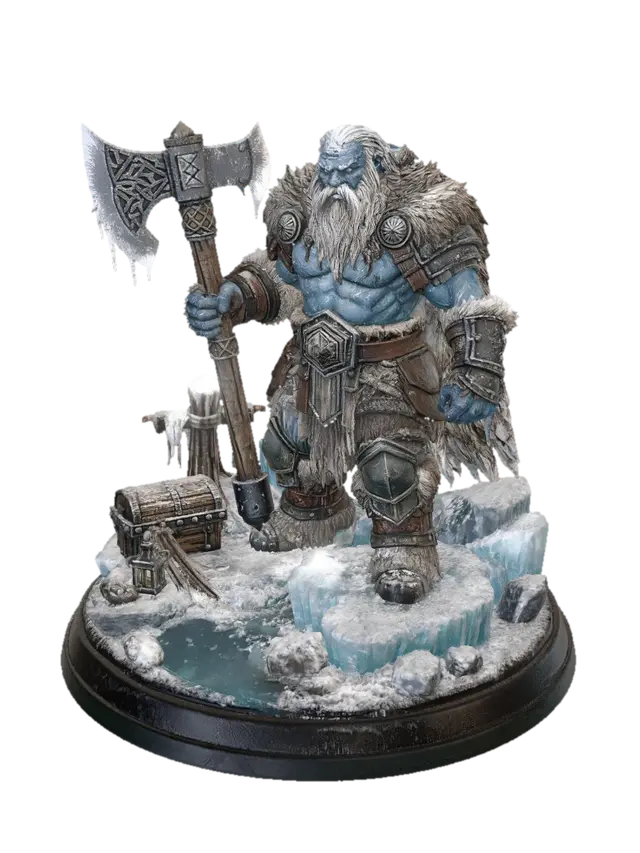 3D model for Icebound Warlord