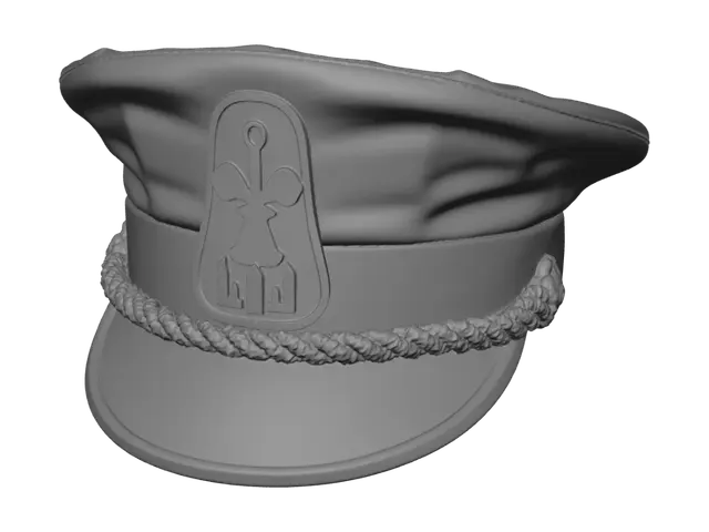 3D model for Naval Captain Hat