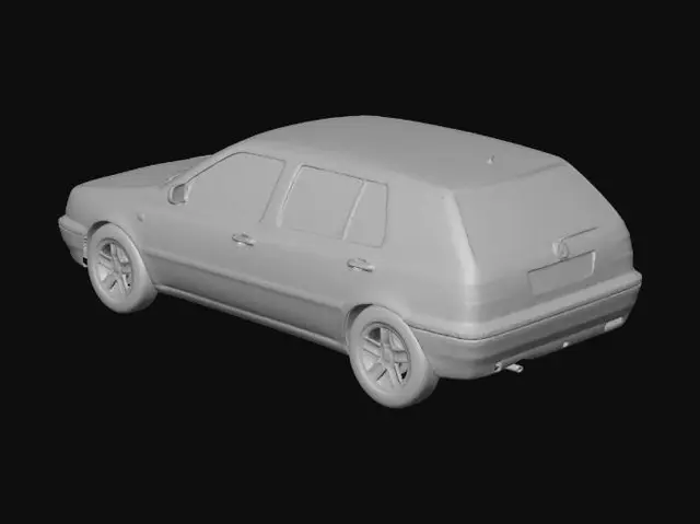 3D model for Volkswagen Golf MKIII