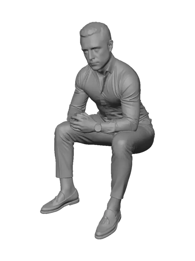 3D model for Midnight Lounge Portrait
