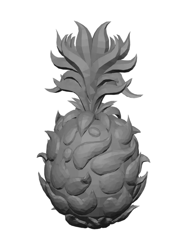 3D model for Pineapple on the Waves