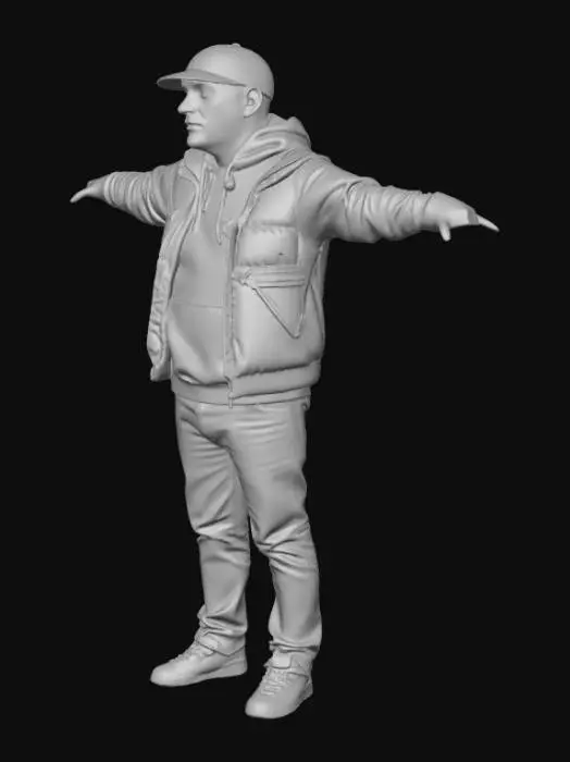 3D model for Noyz Narocs Skull Hoodie Stance