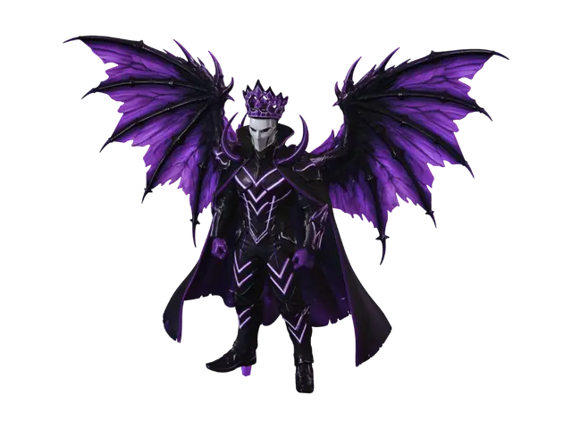 3D model for Violet Crowned Warlord