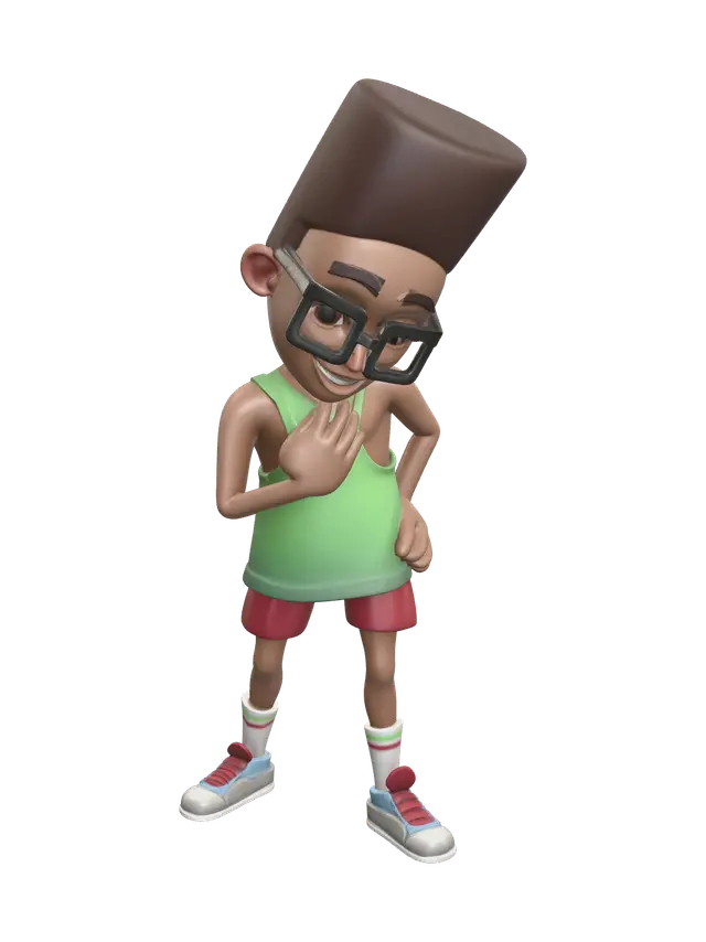 Fresh Subway Surfers 3D model, vytvořený pomocí AI