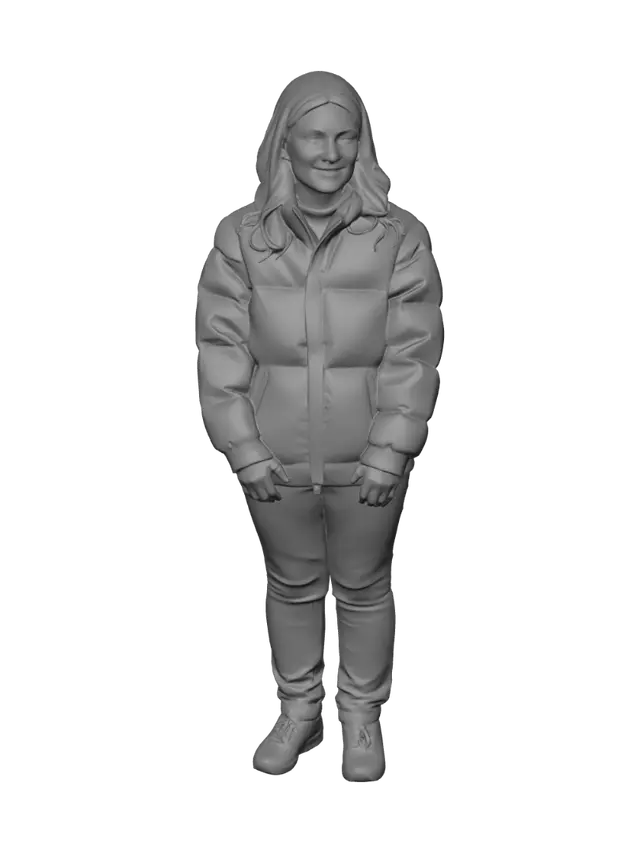 3D model for Smiling in the cold