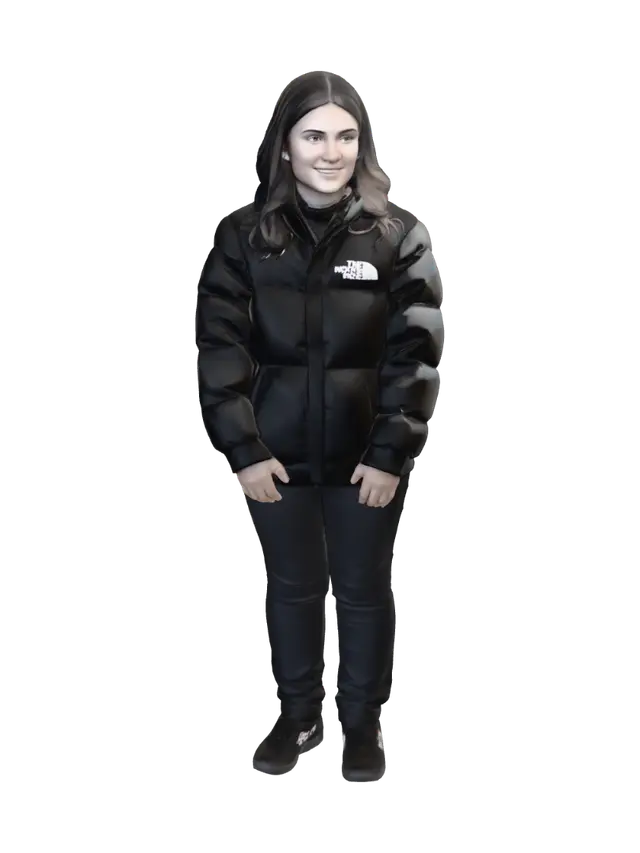 3D model for Smiling in the cold
