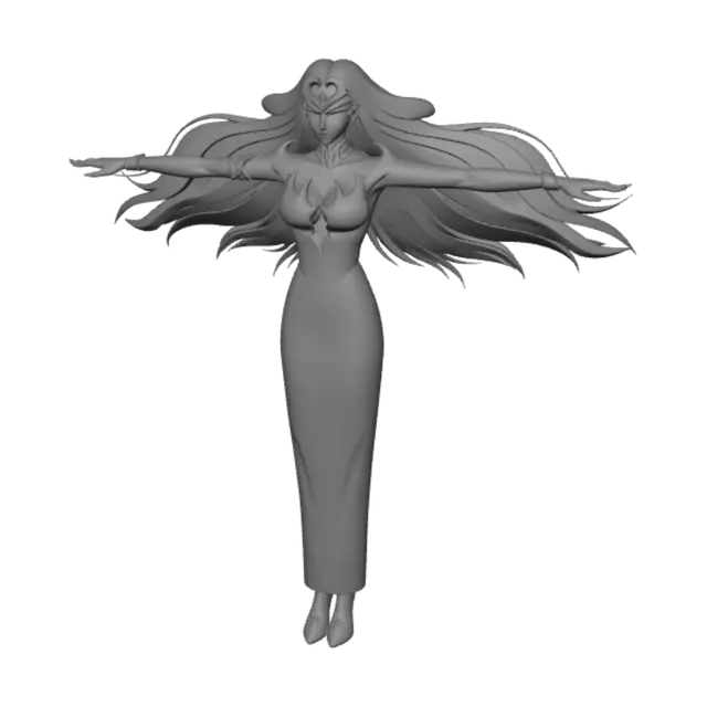 3D model for Crimson Sorceress