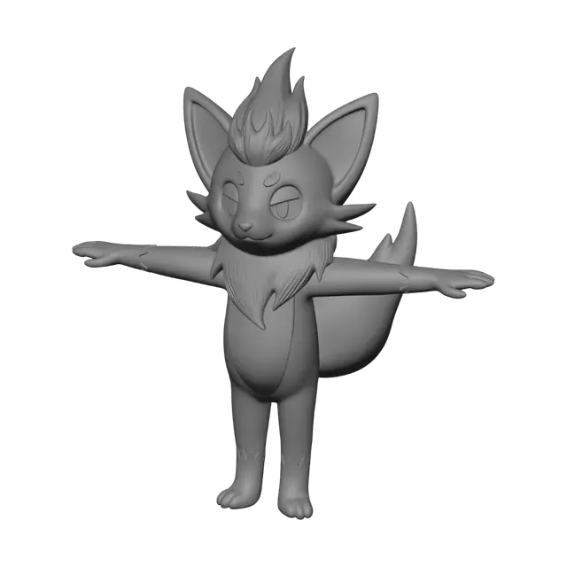 3D model for Gamer Fox