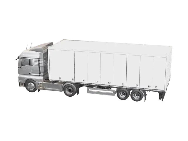 Truck 3D Design - Mockup 3D model, AI generated